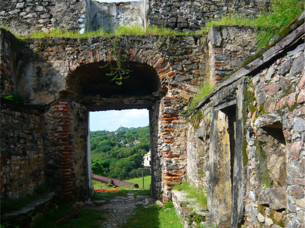 As ruínas do forte