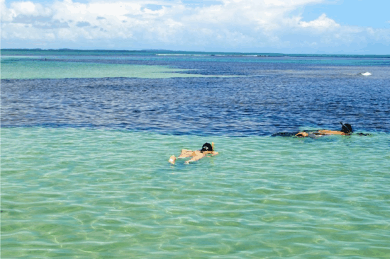 Snorkel nas piscinas naturais da Praia de Moreré